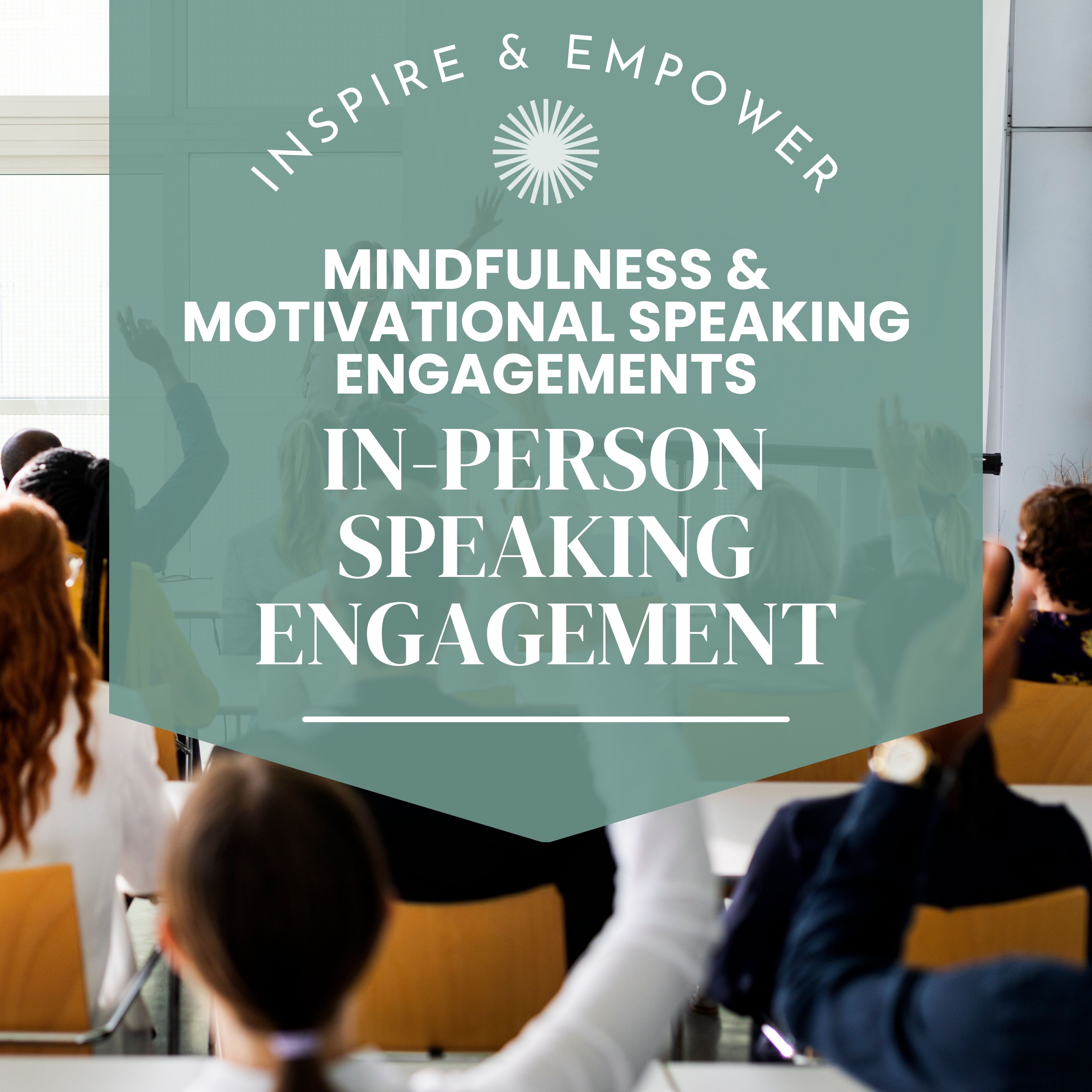 Ascendify Wellness In-Person Speaking Engagement Service Service Tile Image